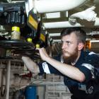 Waimate man Edmund Rooke on the job with Mercy Ships in the African nation of Senegal. PHOTO:...