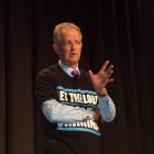Children's Commissioner Judge Andrew Becroft speaks at the New Zealand Principals' Federation...