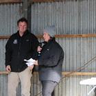 Simon and Hilary Vallely talk about their goals in the dairy industry at the Southland-Otago...