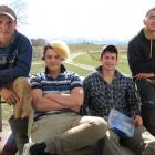 Maniototo Area School pupils (from left) Damian (Damo) Carson (16), Dante Devitt (Stringer, 16),...