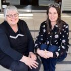 Dunedin Citizens Advice Bureau manager Robyn Eade (left) and volunteer and board member Anna...