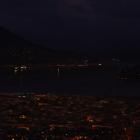 A Photoshopped version of the previous photo, showing a darker Dunedin.