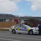 Police taped off three houses and a footpath in St Martins after a stabbing on Wednesday. Photo:...