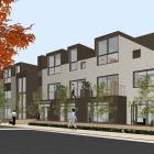 An architect's impression shows the hotel proposed in the Northlake Special Zone, Wanaka. Photo:...