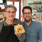 Artisan pantry owner Vito Iannece (left) and operations and marketing manager Charlie Buchan,...