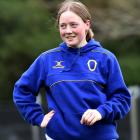 Otago Spirit loose forward Bree Thomas has a chuckle during a practice session earlier this week....