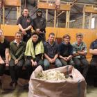 Attending the Elite Shearer Training beginner shearing course near Waimate last week were (back,...