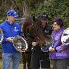 Winx and connections (L-R) Patricia Tighe, Peter Tighe, strapper Umut Odemislioglu , Debbie...