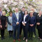 Councillors (from left) Nigel McKinlay, Neil Gillespie, Cheryl Laws, Shirley Calvert, Mayor Tim...
