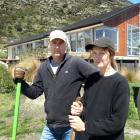 Disgruntled Queenstown home owners Tony and Rachel Windner outside their Kelvin Heights property,...