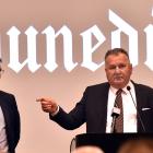 Economic Development Minister David Parker (left) and Regional Development Minister Shane Jones...