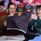 Just Atelier Trust chairwoman Fiona Clements (left) and project co­ordinator Fiona Jenkin sort...