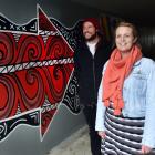 Jonathan Waters (left) and Amanda Reid are proud of the efforts of the Green Island community in...
