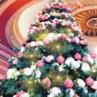 The Regent Theatre Christmas tree is bursting with colour, including 100 Hospice baubles. Photo:...