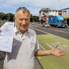 Riccarton resident Gavin Marriott is calling a $150 fine for crossing over a bus lane on...