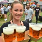 Georgia Crowie (26), from Emerson’s Brewery, had a busy evening on her hands as thousands of...