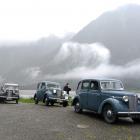 Recreating the journey taken in 1965 are several Austin cars, pictured during the weekend. PHOTO:...