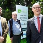 Dunedin North Labour MP David Clark (right), pictured with former Invermay head Dr Jock Allison ...