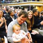 Ashley Bolt and Kendall Smith, formerly of England, made it a family affair yesterday when they...