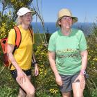 Searchers Christine Montgomery (left) from the Leith Harrier Club and Cathy Weatherston from Hill...