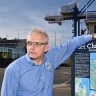 RMTU South Island organiser John Kerr in Port Chalmers. PHOTO: GREGOR RICHARDSON