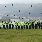 The sworn female police officers in Queenstown. Pictured (from left) are Detective Constable...
