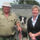 Dog trials have taken Mark and Robyn Copland (pictured with dog Deb) to many rural locations....