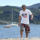 Hiliako Iaheto is watching the high tide mark at Macandrew Bay rise higher too. Photo: Gerard O...