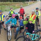 Cycling the  Otago Central Rail Trail, on their way to have their petition heard at yesterday’s...
