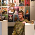 Otago Polytechnic School of Design senior lecturer Morgan Oliver with a display of his students’...