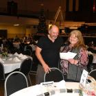 Organisers Grant and Anne Hardy put the finishing touches on the Dunedin Christmas Dinner. Photo:...