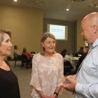 MAC Clutha facilitator Jean Proctor (centre) introduces Clutha Mayor Bryan Cadogan and Brave...