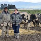 Ben Walling and Sarah Flintoft, who had 1700 cattle culled in 2018. Photo: Gerard O'Brien
