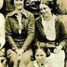 Grace Low (right), pictured sitting beside her mother, died in the Seacliff Mental Hospital fire....