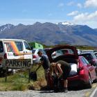 Roys Peak track hikers park illegally on Mt Aspiring Rd rather than pay $5 to put their vehicle...