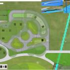 A concept plan for a new junior bike park forming the first phase of redevelopment at Balclutha's...