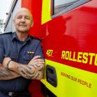 Rolleston chief fire officer Cam Kenyon has been volunteer firefighting for 31 years. Photo:...