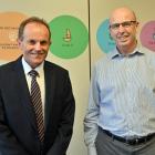 Roger Jarrold (left) and Andrew Connolly, crown monitors appointed to the Southern District...