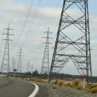 High voltage towers on Tiwai Rd, near New Zealand’s only aluminium smelter. PHOTO: STEPHEN JAQUIERY