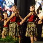 Arrowtown School kapa haka group (from left) Sabina Wright (12), Finn Henderson (11), Annie...