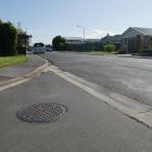 The manhole cover in Doon St, Mosgiel, which has been used to dump wastewater. PHOTO: JESSICA WILSON