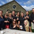 Cardrona Distillery staff (from left) distillery founder Desiree Whitaker, Ritchie Whitaker (4),...