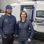 United Machinists owners Alex and Sarah Ramsay. Photo: Supplied
