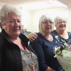 National Executive Committee member Kathryn Hopkinson, of North Canterbury WI, recipient Jude...