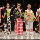 Garments from iD Fashion International Emerging Designer Awards winner Phoebe Lee are displayed...