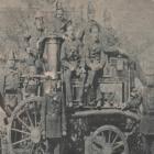 Kaiapoi Volunteer Fire Brigade members with the Shand Mason Steamer in 1874. Photos: Supplied