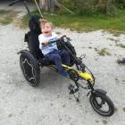 Luca Moynihan (4) has been asking for a bike like this for more than a year. PHOTO: SUPPLIED
