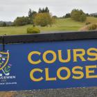 Otago Golf Club and golf clubs around the country cannot maintain their greens while under...