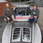 Driver Regan Williamson (right) and navigator Blair Christmas with their Tally’s U777 jet-boat ...
