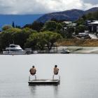 Despite official advice to the contrary due to the lockdown, two swimmers found an isolated place...